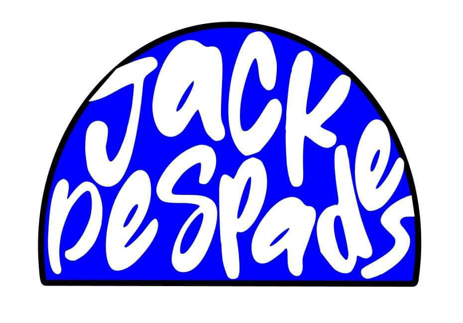 White/Blue JackDeSpades Beanie