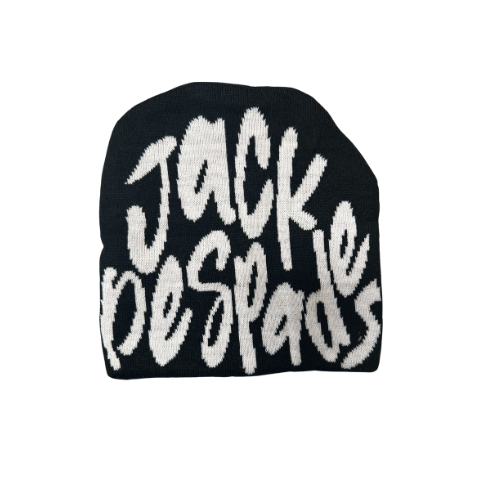 White/Black JackDeSpades Beanie