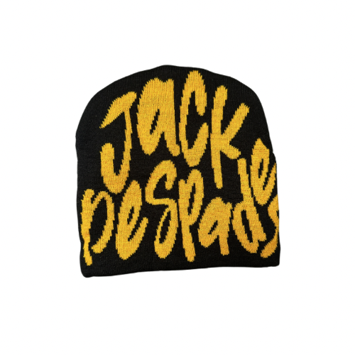 Gold/Black Beanie