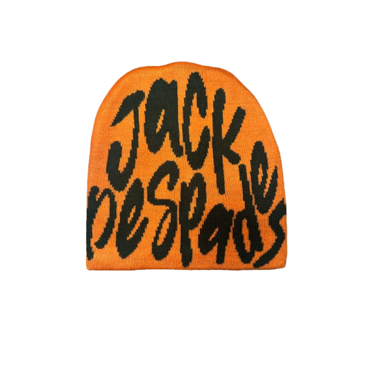 Green/Orange JackDeSpades Beanie